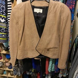 Vintage Suede Christian Dior Jacket Size 8